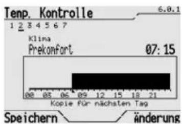 Gewiss GW12771VT - Programmierung der Temperaturregelung - 5