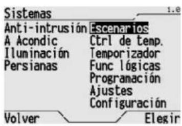 Gewiss GW12771VT - Activación de un escenario o de un escenario de secuencia - 1