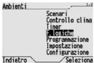 Gewiss GW12771VT - Attivare e disattivare una funzione logica - 1