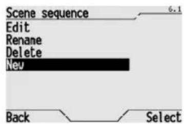 Gewiss GW12771VT - CREATING A NEW SCENE SEQUENCE - 2