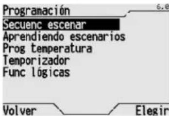 Gewiss GW12771VT - MODIFICACION DE UN ESCENARIO SECUENCIA - 1