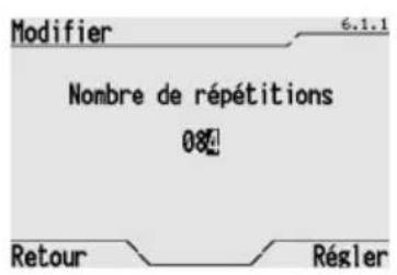 Gewiss GW12771VT - MODIFICATION DU NOMBRE DE RÉPÉTITIONS DU SCENARIO SEQUENCE - 4