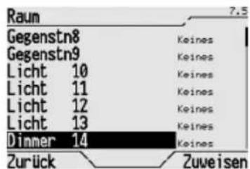 Gewiss GW12771VT - Zuordnung von Objekten zu Umgebungen - 3