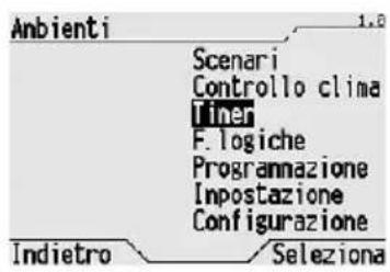 Gewiss GW12771VT - Attivare e disattivare un timer - 1