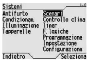 Gewiss GW12771VT - Attivazione di uno scenario o di uno scenario sequenza - 1