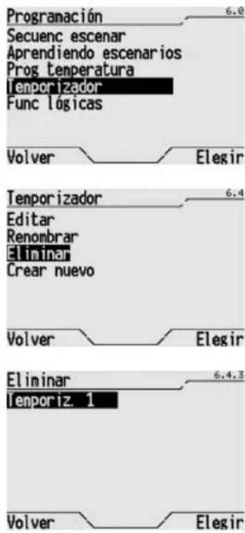 Gewiss GW12771VT - ELIMINACION DE UN TEMPORIZADOR - 1