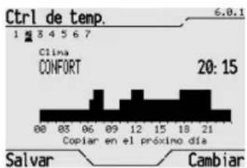 Gewiss GW12771VT - Programación de la instalación de termorregulación - 6