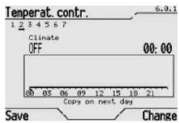 Gewiss GW12771VT - Programming the thermal regulation system - 3
