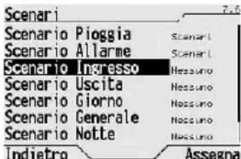 Gewiss GW12771VT - ASSEGNAZIONE DI UNO SCENARIO AL SISTEMA SCENARIO - 2