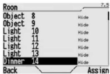 Gewiss GW12771VT - Assigning objects to rooms - 3