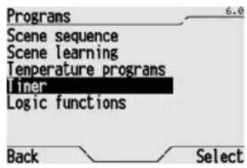 Gewiss GW12771VT - CANCELLING A TIMER - 1