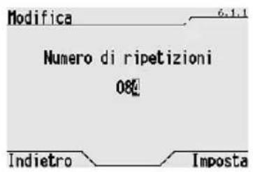Gewiss GW12771VT - MODIFICA DEL NUMERO DI RIPETIZIONI DELLO SCENARIO SEQUENZA - 4