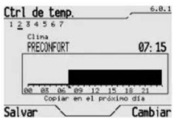 Gewiss GW12771VT - Programación de la instalación de termorregulación - 5