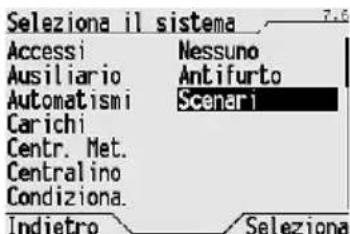 Gewiss GW12771VT - ASSEGNAZIONE DI UNO SCENARIO AL SISTEMA SCENARIO - 1