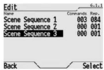Gewiss GW12771VT - MODIFYING THE NUMBER OF REPETITIONS OF A SCENE SEQUENCE - 3