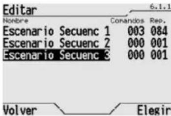 Gewiss GW12771VT - MODIFICACION DE UN ESCENARIO SECUENCIA - 3