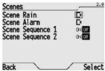 Gewiss GW12771VT - Activation of a scene or a scene sequence - 2