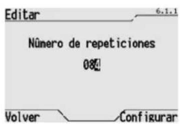 Gewiss GW12771VT - MODIFICACION DEL NUMERO DE REPETICIONES DEL ESCENARIO SECUENCIA - 4