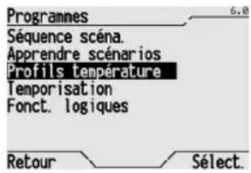 Gewiss GW12771VT - Programmation de l'installation de regulation thermique - 1