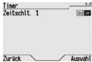 Gewiss GW12771VT - Aktivieren und Deaktivieren eines Timers - 2