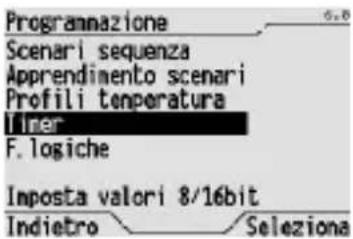 Gewiss GW12789VT - CREAZIONE DI UN NUovo TIMER - 1
