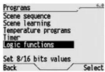 Gewiss GW12789VT - CREATING A LOGIC FUNCTION - 1