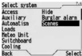 Gewiss GW12789VT - ASSIGNING A SCENE TO THE SCENE SYSTEM - 1