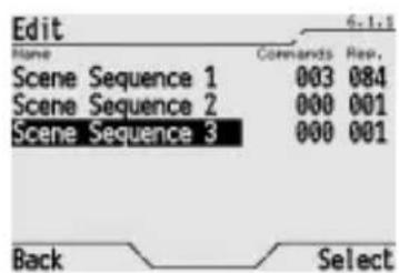 Gewiss GW12789VT - MODIFYING A SCENE SEQUENCE - 3