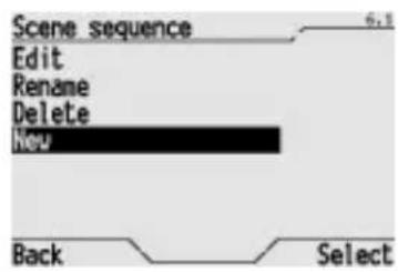 Gewiss GW12789VT - CREATING A NEW SCENE SEQUENCE - 2