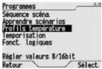 Gewiss GW12789VT - Programmation de l'installation de regulation thermique - 1