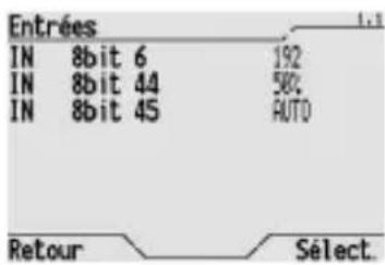Gewiss GW12789VT - EXEMPLES D'AFFICHAGES DES ENTREES - 2