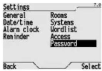 Gewiss GW12789VT - SETTING/MODIFYING THE PASSWORD - 1