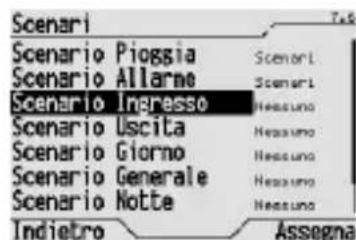 Gewiss GW12789VT - ASSEGNAZIONE DI UNO SCENARIO AL SISTEMA SCENARIO - 2