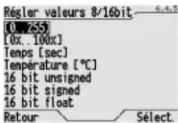 Gewiss GW12789VT - MODIFICATION DES VALEURS Å 8 ET 16 BIT - 2