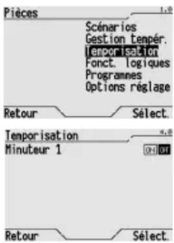 Gewiss GW12789VT - Activer et désactiver un timer - 1