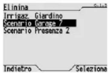 Gewiss GW12789VT - ELIMINAZIONE DI UNO SCENARIO SEQUENZA - 3