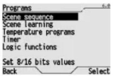 Gewiss GW12789VT - RENAMING A SCENE SEQUENCE - 1