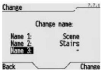 Gewiss GW12789VT - Renaming objects and scenes - 3