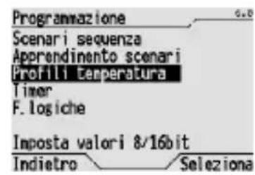 Gewiss GW12789VT - Programmazione dell'impiano di termoregolazione - 1