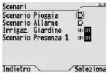 Gewiss GW12789VT - Attivazione di uno scenario o di uno scenario sequenza - 2