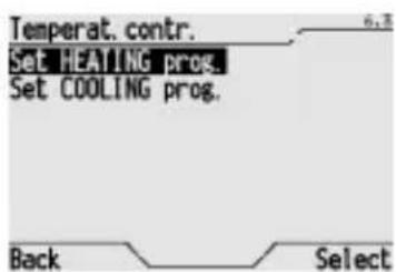 Gewiss GW12789VT - Programming the thermal regulation system - 2