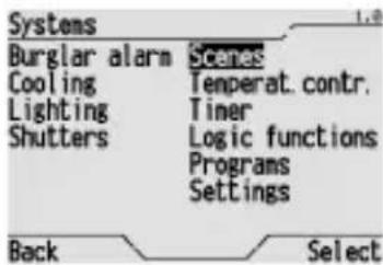 Gewiss GW12789VT - Activation of a scene or a scene sequence - 1