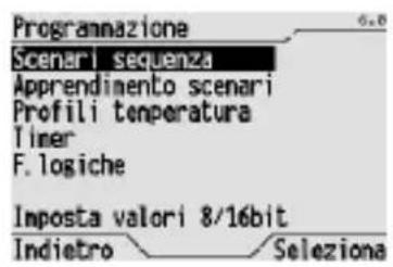 Gewiss GW12789VT - MODIFICA DEL NUMERO DI RIPETIZIONI DELLO SCENARIO SEQUENZA - 1