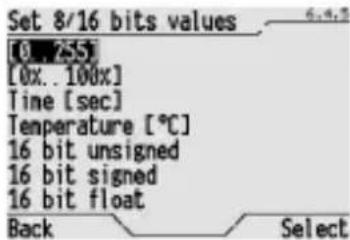 Gewiss GW12789VT - EDITING 8 AND 16 BIT VALUES - 2