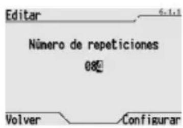 Gewiss GW12789VT - MODIFICACION DEL NUMERO DE REPETICIONES DEL ESCENARIO SECUENCIA - 4