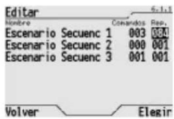 Gewiss GW12789VT - MODIFICACION DEL NUMERO DE REPETICIONES DEL ESCENARIO SECUENCIA - 3