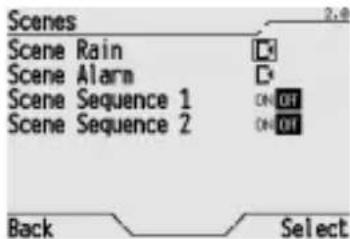 Gewiss GW12789VT - Activation of a scene or a scene sequence - 2