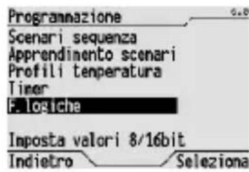 Gewiss GW12789VT - MODIFICA DI UNA FUNZIONE LOGICA - 1