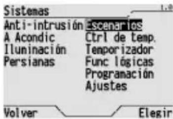 Gewiss GW12789VT - Activación de un escenario o de un escenario secuencia - 1