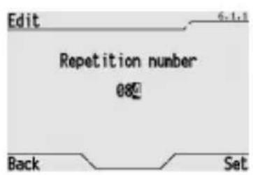 Gewiss GW12789VT - MODIFYING THE NUMBER OF REPETITIONS OF A SCENE SEQUENCE - 4